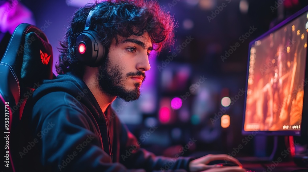  Twitch Banner and TikTok Display with Green LED Light. A Modern and Eye-Catching Design Featuring a Green LED Light Effect, Perfect for Enhancing Twitch and TikTok Visuals.