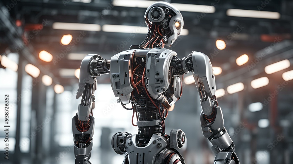 Fototapeta premium future artificial intelligence robots