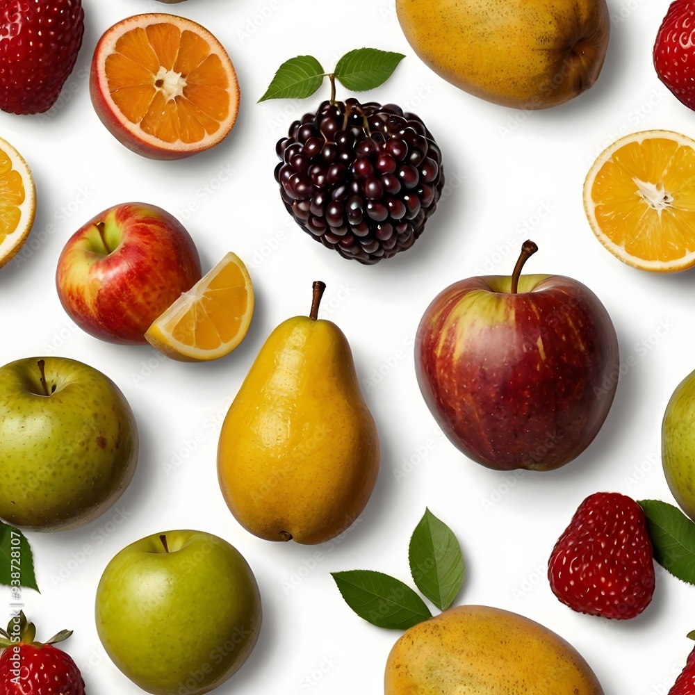 Still Life Fruit Clean and Minimalist Avatar Images on White Background Still Life Fruit Clean and Minimalist Avatar Images on White Background