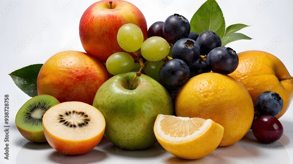 Still Life Fruit Clean and Minimalist Avatar Images on White Background Still Life Fruit Clean and Minimalist Avatar Images on White Background