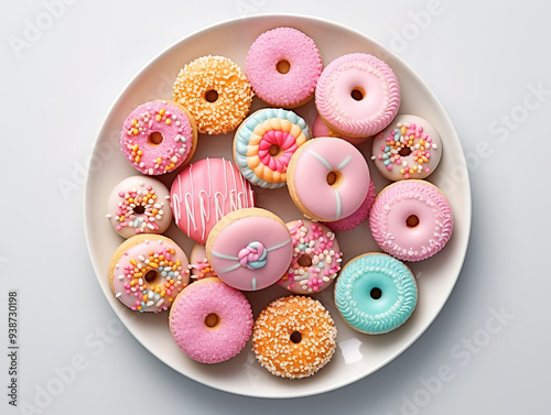 Free photo top view meals tasty yummy different pastries and dishes on the brown surface