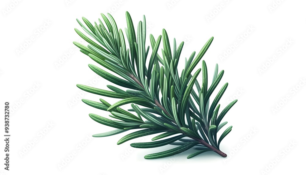green rosemary branch isolated transparent cut out green rosemary branch isolated transparent cut out