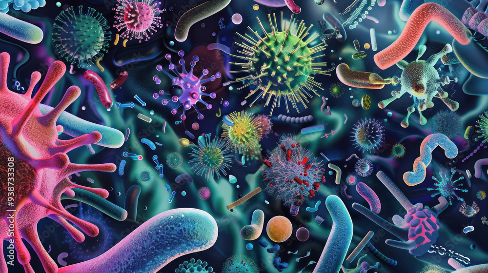 viruses illustration viruses illustration