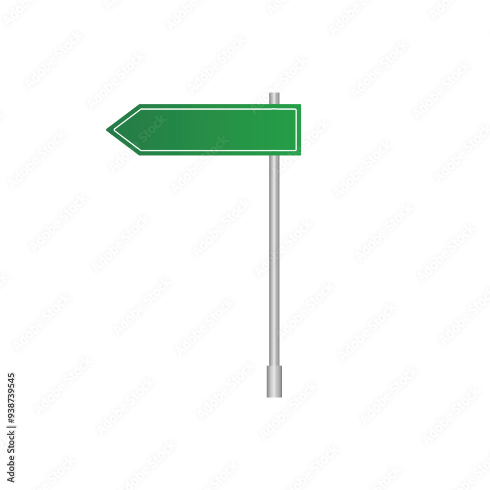 Green road signs blank traffic sign signs vector. Green road signs blank traffic sign signs vector.