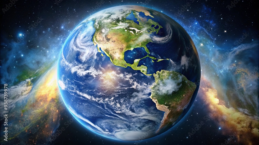 Planet Earth viewed from space, Earth, globe, world, planet, space, universe, environment, nature, blue planet Planet Earth viewed from space, Earth, globe, world, planet, space, universe, environment, nature, blue planet