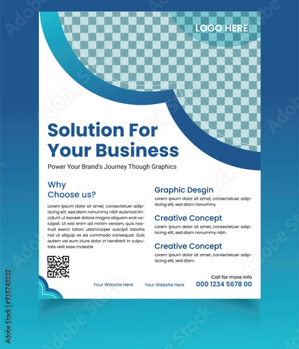corporate business flyer template