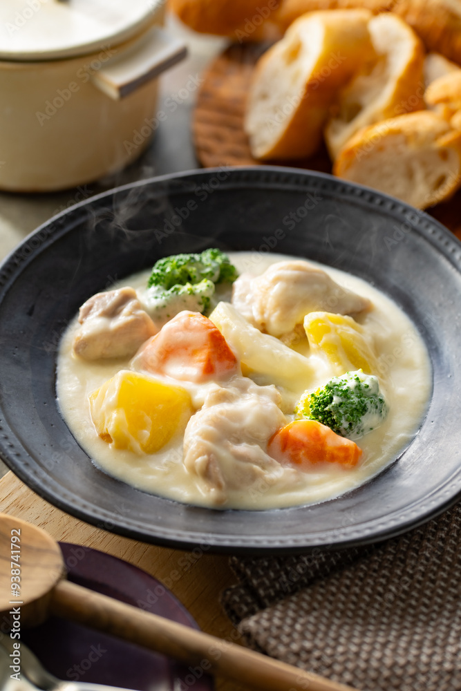 White cream stew.
Image of a delicious cream stew.
White cream stew.
Image of a delicious cream stew.