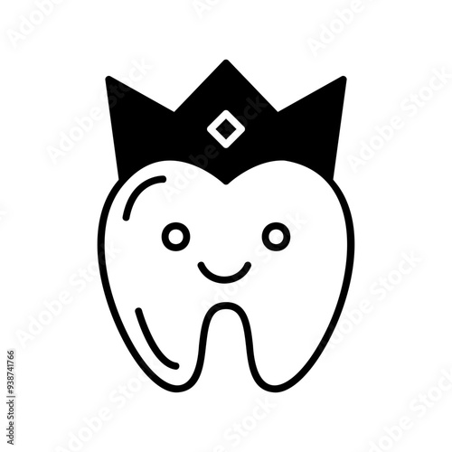 tooth with crown