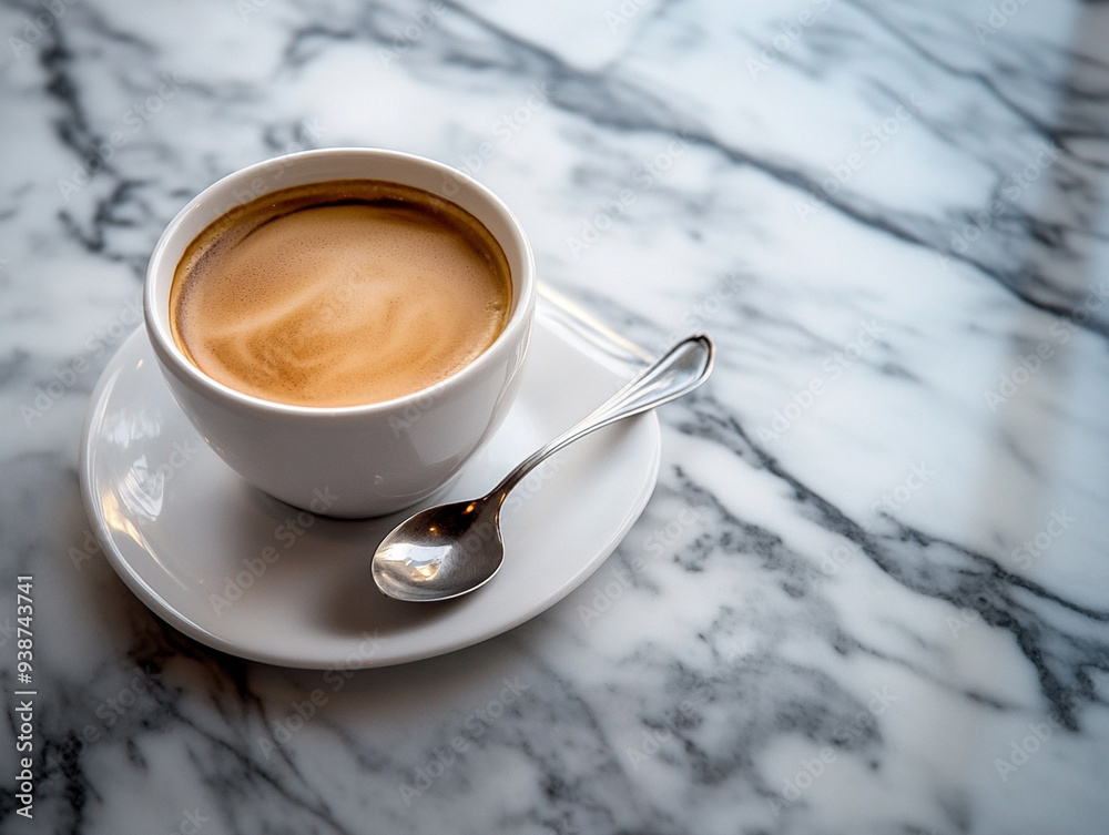 Cozy Morning Coffee Cup on Rustic Wooden Table in Warm Café Ambiance Cozy Morning Coffee Cup on Rustic Wooden Table in Warm Café Ambiance