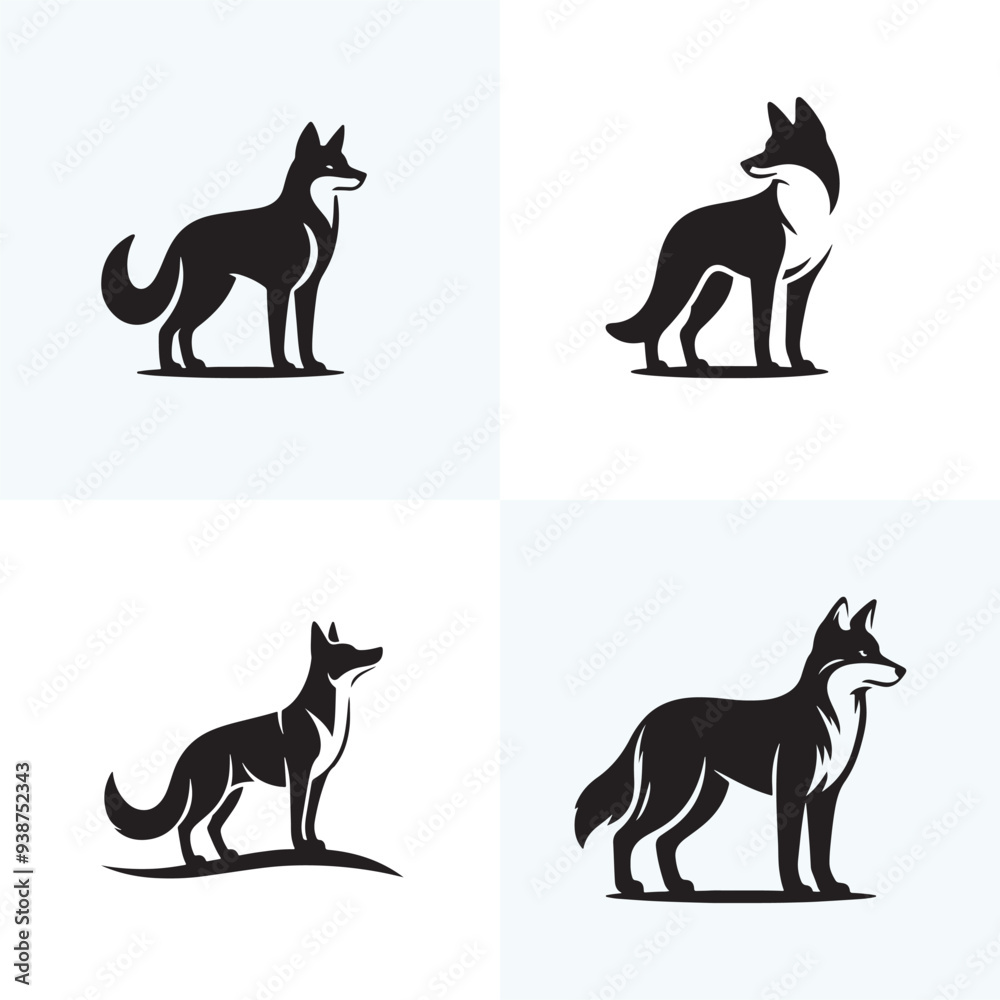 silhouettes of animals fox silhouettes of animals fox