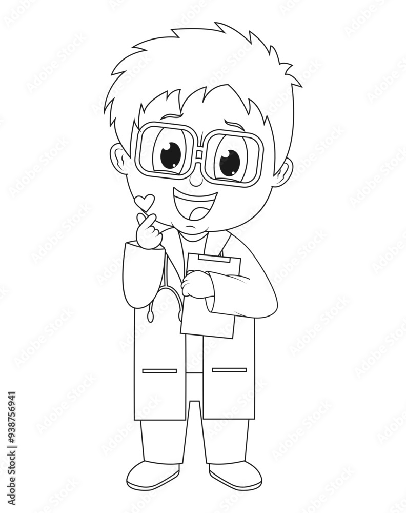 Little Doctor Cartoon Little Doctor Cartoon