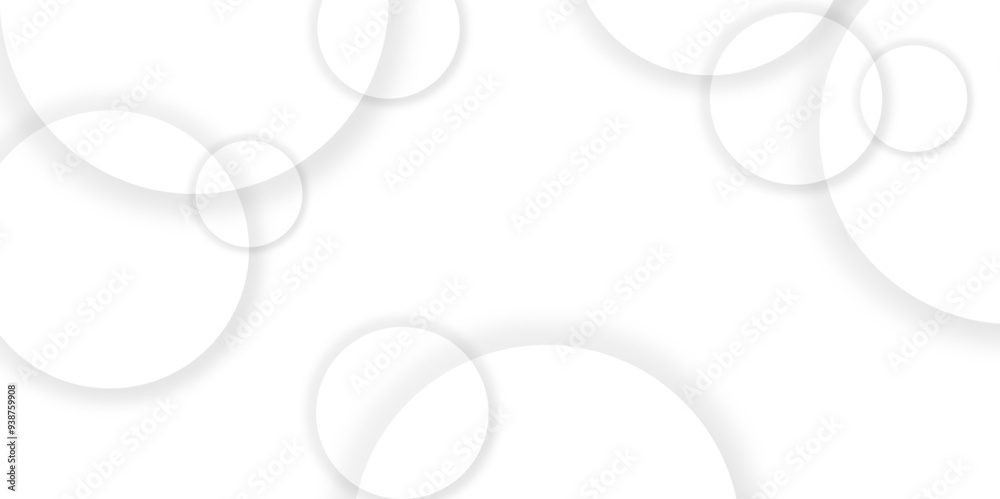 Abstract background with circle white abstract geometric background with soft light white paper circles in design .Gray abstract. Modern design background for report and project presentation template. Abstract background with circle white abstract geometric background with soft light white paper circles in design .Gray abstract. Modern design background for report and project presentation template.