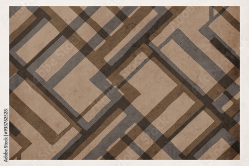 Abstract background in vintage style. Stylized old with grain. For use in graphics, for printing on wall decorations.