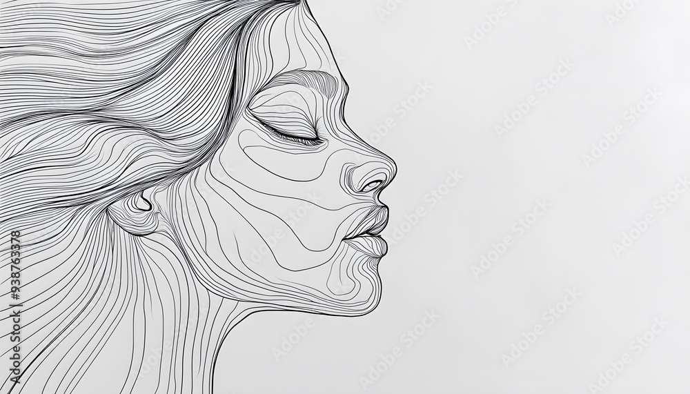 vector drawing of a person's face vector drawing of a person's face