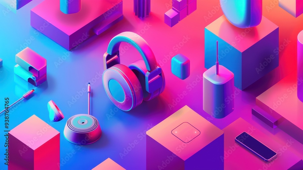 a vibrant product background with a bold, gradient color scheme to make the item stand out a vibrant product background with a bold, gradient color scheme to make the item stand out