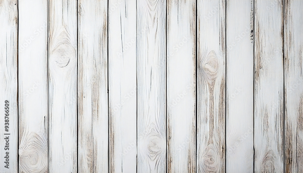 Obraz premium Grunge Wood panel, White