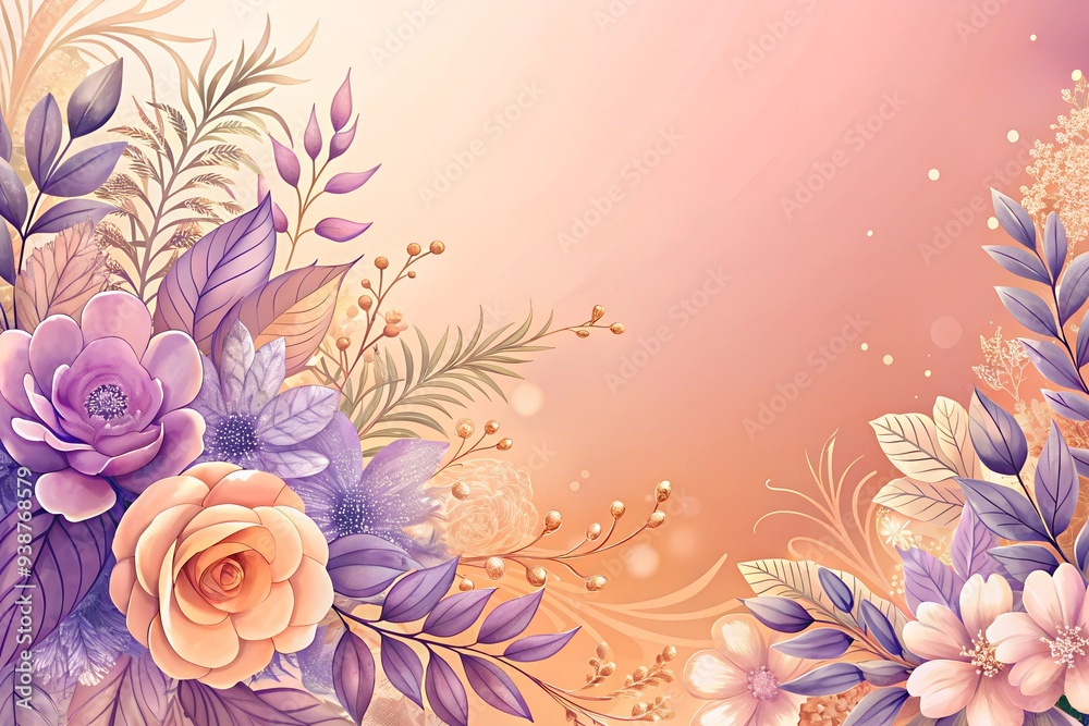 Obraz premium background with roses
