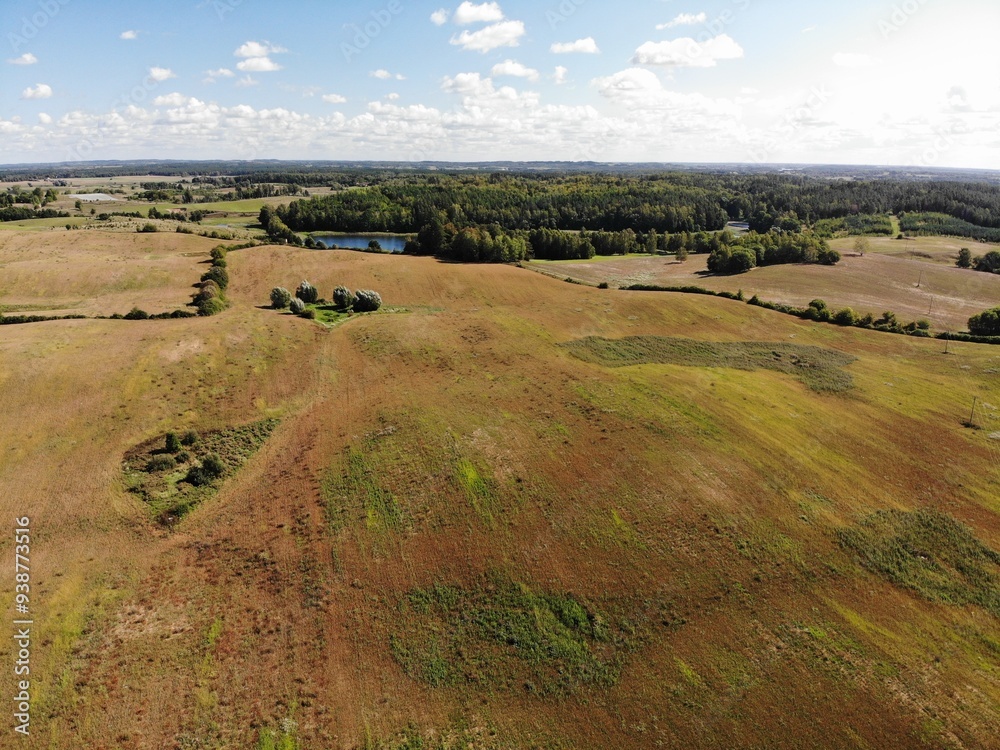 Obraz premium Krajobraz wiejski, Mazury, Polska/Agricultural landscape, Masuria, Poland