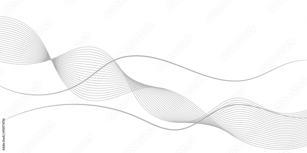 Gray wave curve lines abstract background with flowing particles. Digital energy waves technology concept. Modern backdrop design for business, presentation, banner. Gray wave curve lines abstract background with flowing particles. Digital energy waves technology concept. Modern backdrop design for business, presentation, banner.