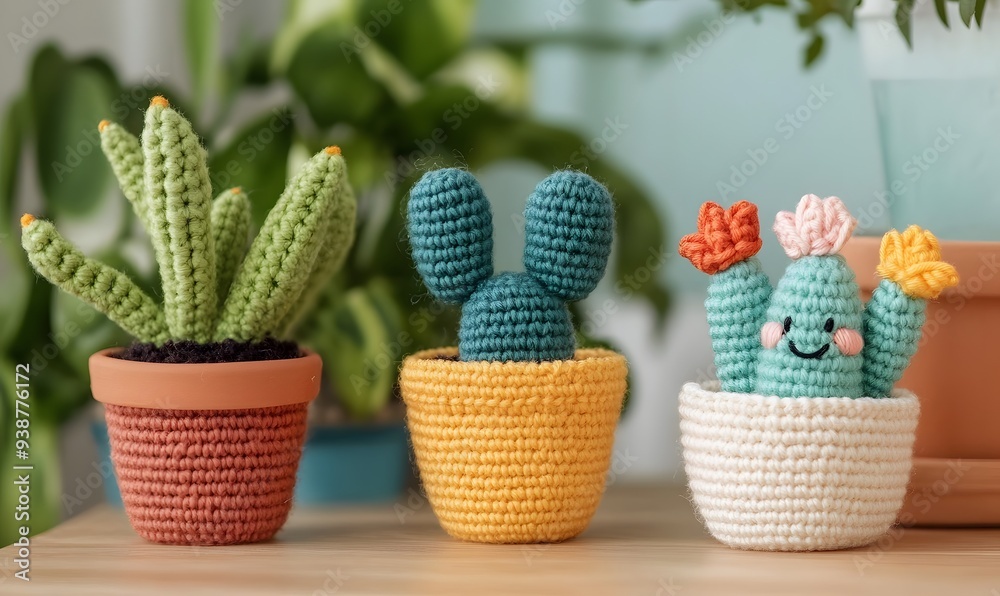 amigurami crochet plants, Generative AI