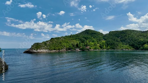 Beautiful landscape of Gideros Bay - Cide, Kastamonu, Turkey photo