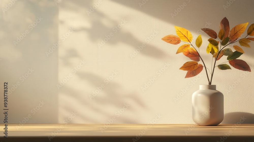 Autumn morning light streaming through a foggy window, cozy nostalgic comfort, 3D illustration Autumn morning light streaming through a foggy window, cozy nostalgic comfort, 3D illustration