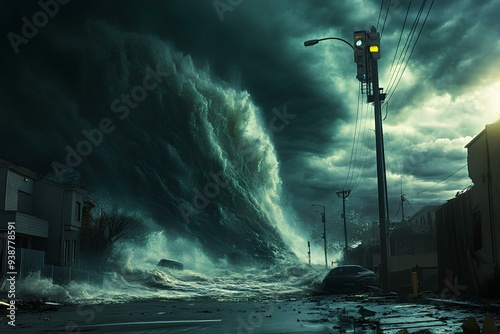 Tsunamis Massive waves caused by underwater earthqu photo