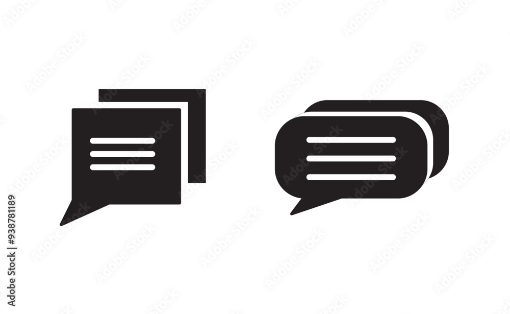 message icon or logo isolated sign symbol .Comment icon speech bubble symbol. Speech bubble collection. vector illustration eps 10 message icon or logo isolated sign symbol .Comment icon speech bubble symbol. Speech bubble collection. vector illustration eps 10
