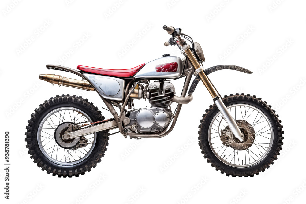 High-resolution png of a rugged offroad bike on a transparent background, ideal for adventure sports designs and outdoor-themed digital projects High-resolution png of a rugged offroad bike on a transparent background, ideal for adventure sports designs and outdoor-themed digital projects