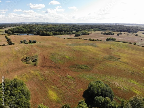 Krajobraz wiejski, Mazury, Polska/Agricultural landscape, Masuria, Poland photo