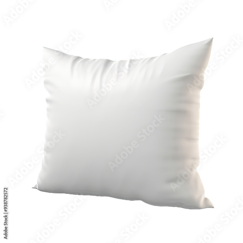 Elegance of White Pillows on transparent background, png 