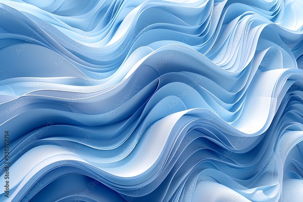 Abstract Blue Waves Abstract Blue Waves