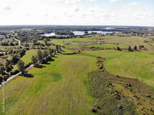 Krajobraz wiejski, Mazury, Polska/Agricultural landscape, Masuria, Poland