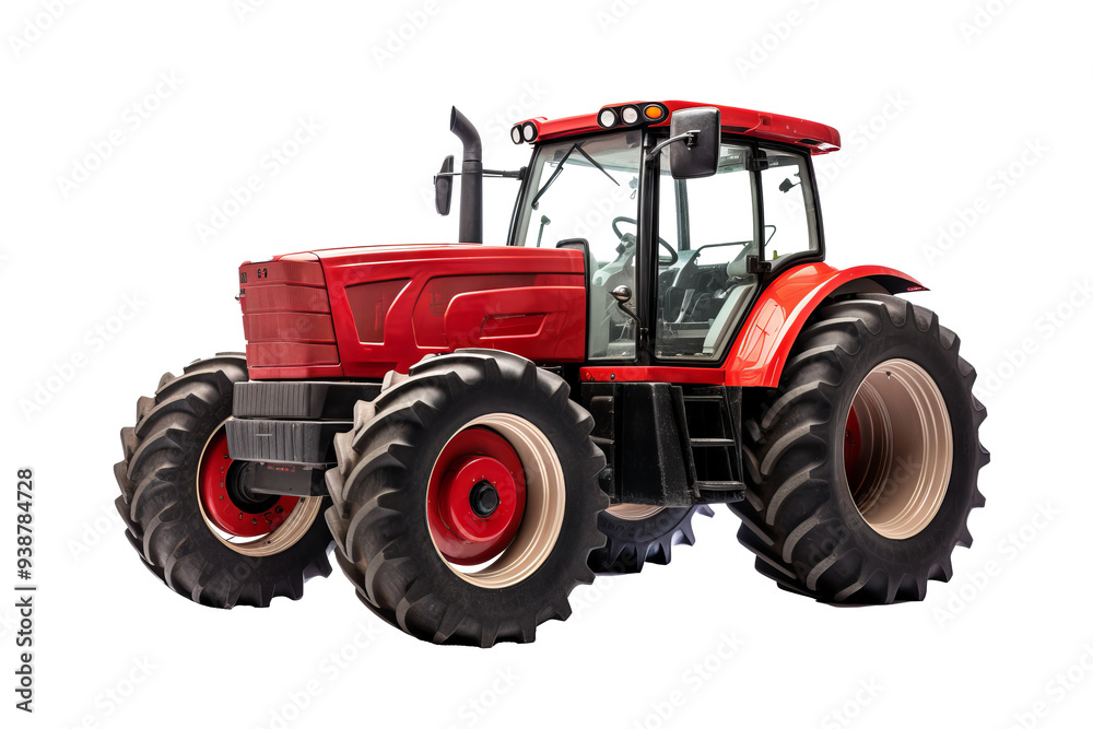 High-resolution PNG of a classic farm tractor isolated on transparent background for agricultural and farming design projects, ideal for creating realistic rural landscapes and farm equipment High-resolution PNG of a classic farm tractor isolated on transparent background for agricultural and farming design projects, ideal for creating realistic rural landscapes and farm equipment