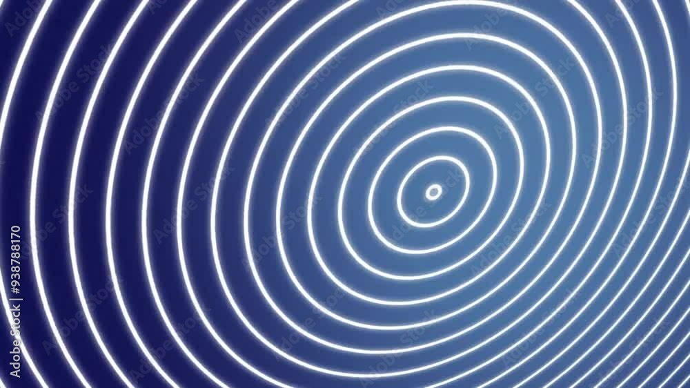 Animating concentric circles over blue gradient background Animating concentric circles over blue gradient background