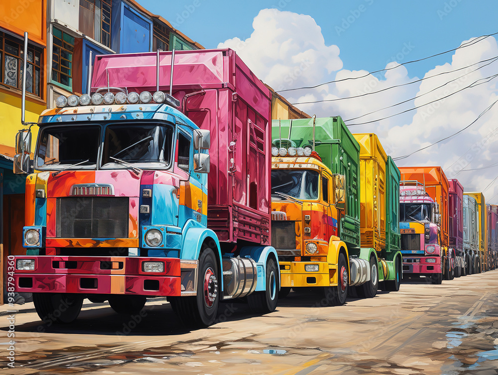 Excellent Supply chain representation still life Excellent Supply chain representation still life