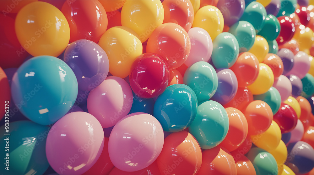 colorful balloons isolated on white, A vibrant backdrop made of a variety of colorful balloons arranged colorful balloons isolated on white, A vibrant backdrop made of a variety of colorful balloons arranged