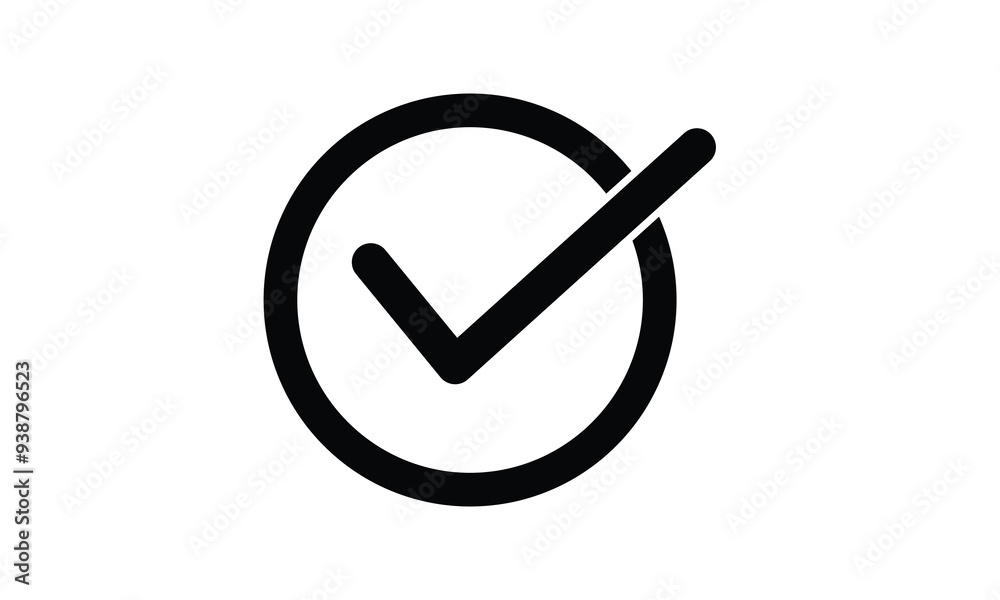 black check mark icon vector. black tick mark icon for web design. yes , right concept. vector illustration eps 10. black check mark icon vector. black tick mark icon for web design. yes , right concept. vector illustration eps 10.