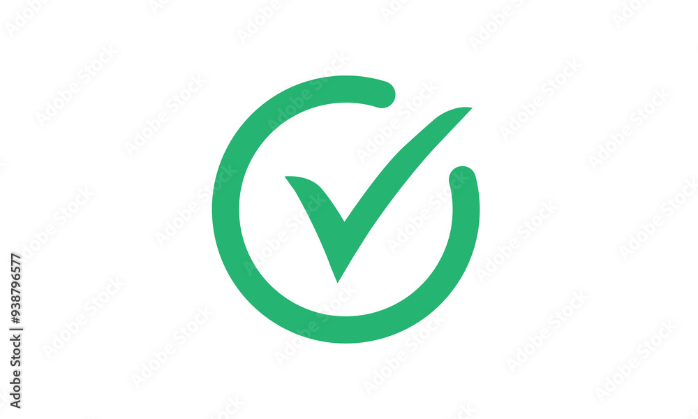 Checkmark icons tick .green check mark icon on white background. Circle shape yes correct button vector illustration graphic Checkmark icons tick .green check mark icon on white background. Circle shape yes correct button vector illustration graphic