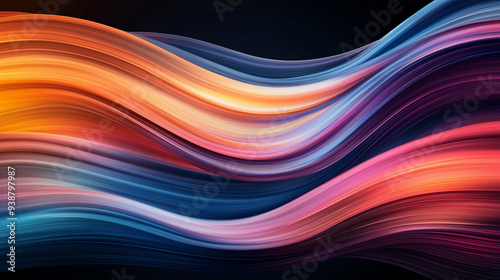 A vibrant abstract background with swirling colors and shapes, perfect for a modern and dynamic visual style.