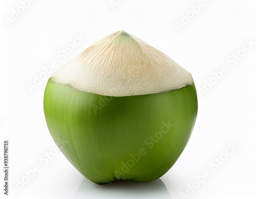 Opened Green Coconut