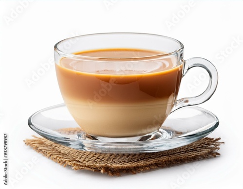 Hot Layered Milk Tea