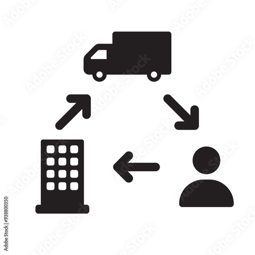 supply chain icon 