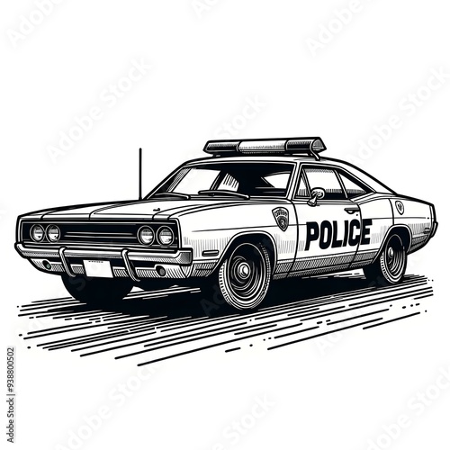 Ilustrasi Buku Mewarnai Kendaraan Minimalis Coupe photo
