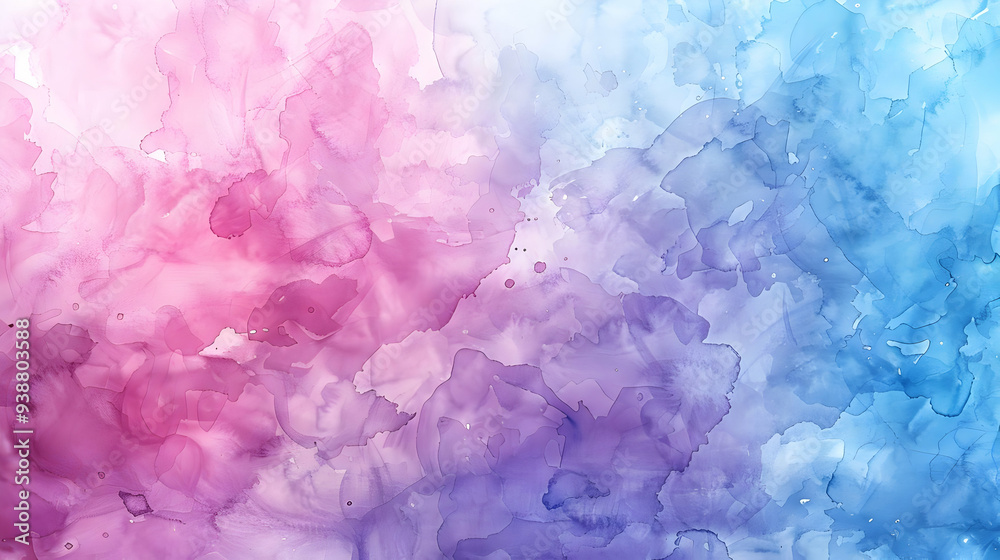 Abstract Watercolor Background with Pink and Blue Hues Abstract Watercolor Background with Pink and Blue Hues