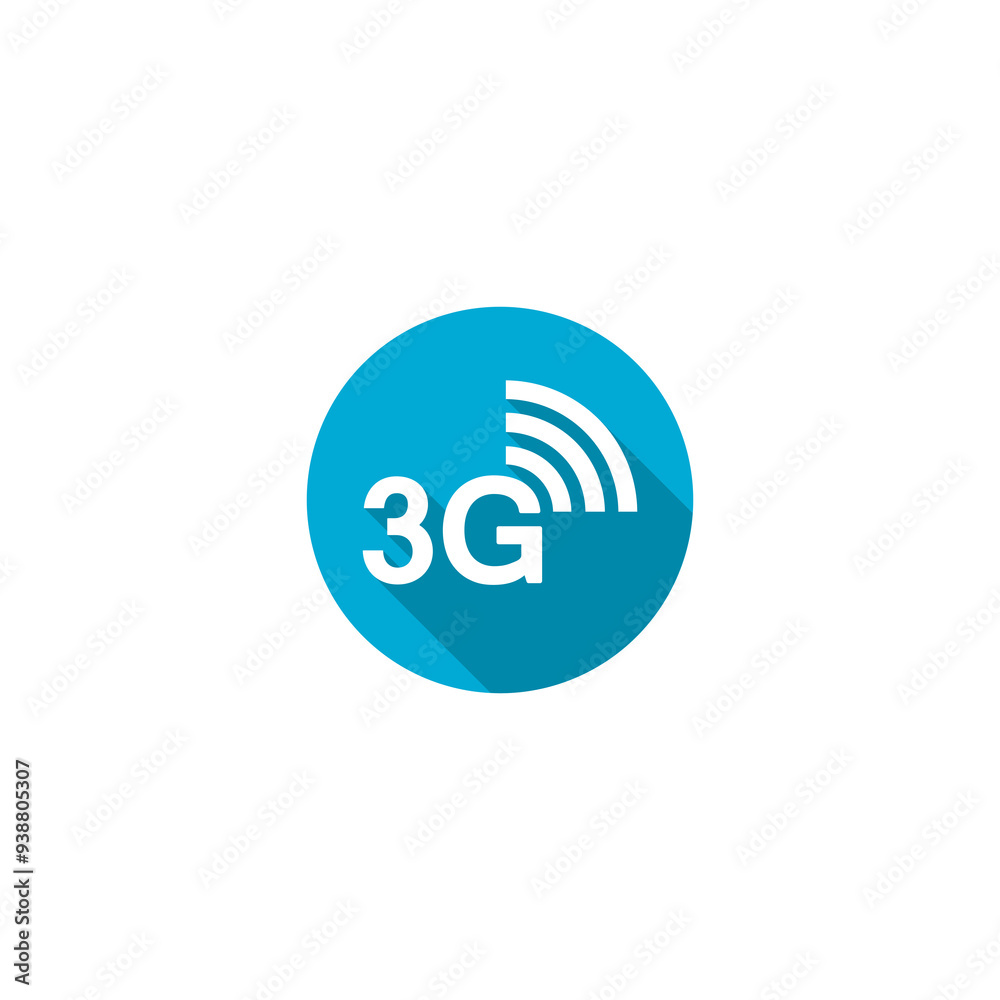 3G icon isolated on transparent background 3G icon isolated on transparent background