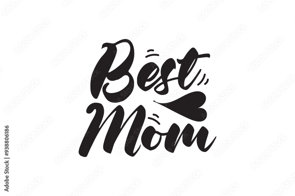 Best Mom Illustration art Vector Style Design Best Mom Illustration art Vector Style Design