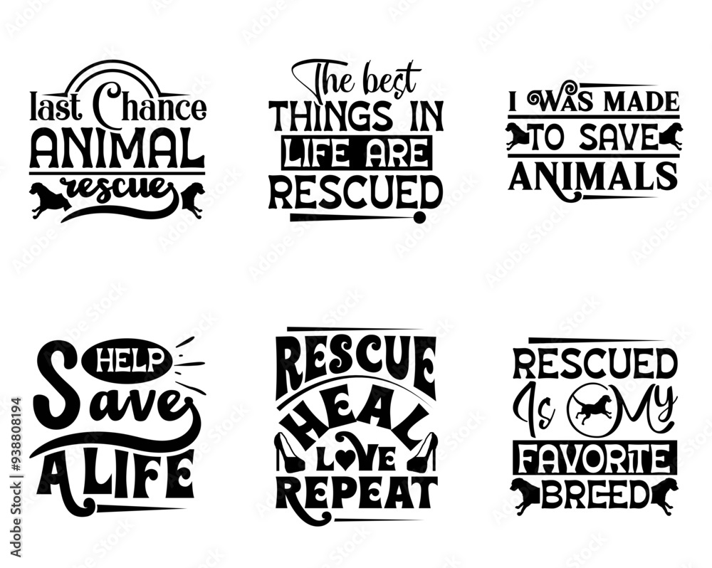 Obraz premium Elegant Animal Trendy Retro Style Illustration, Labels And Badges Bundle Vector Illustration for Vouchers, Postcard, Motion Graphics