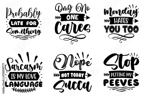 Photography Simple Free Sports Season Calligraphic Lettering, Typographic Emblems Bundle Vec