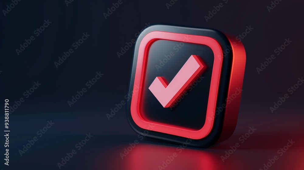 3D emergency icon with 3D rendering illustration, isolated on background, representing a negative check list button option for incorrect, accurate, mark, issue, and unsuccessful on an application. 3D emergency icon with 3D rendering illustration, isolated on background, representing a negative check list button option for incorrect, accurate, mark, issue, and unsuccessful on an application.